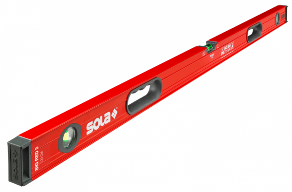 POZIOMICA WSKAŹNIK POZIOMU I PIONU RED 3 80 CM (1 SZT)
