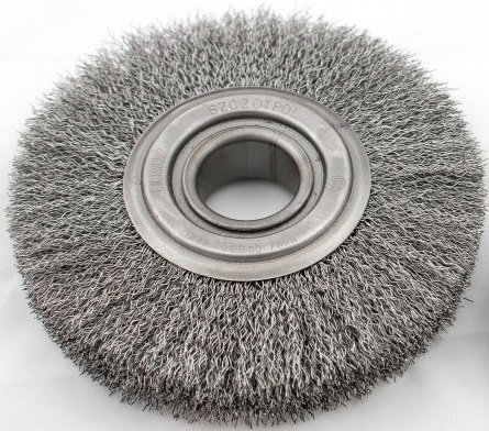 SZCZOTKA TARCZOWA DRUT STALOWY OTWÓR 32MM, FI150MM (1 SZT)