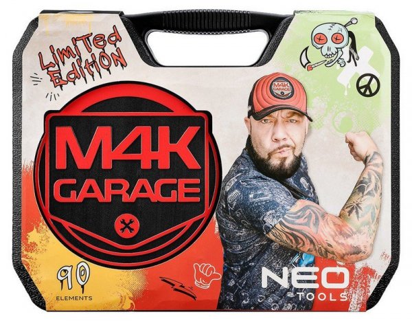 ZESTAW NARZĘDZI M4K GARAGE 90 ELEMENTÓW (1 KPL)