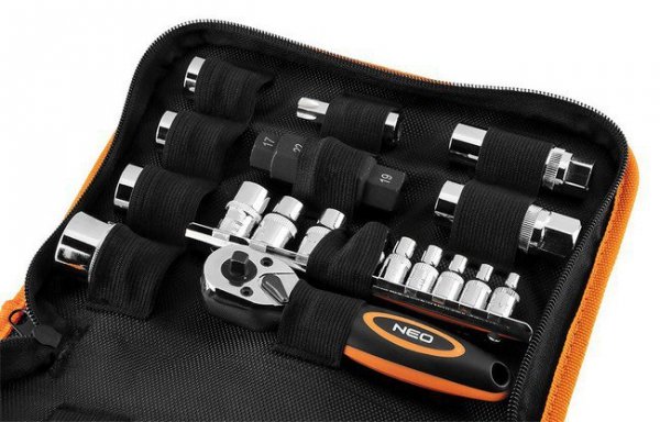ZESTAW NARZĘDZI DO MOTOCYKLA 25 SZT.MIĘKKIE ETUI (1 KPL)