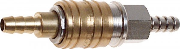 KOMPLET SZYBKOZŁĄCZKA DO KOMPRESORA Z KOŃCÓWKĄ NA WĄŻ 10MM (1 SZT)