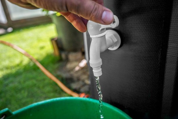 SKŁADANY POJEMNIK NA DESZCZÓWKĘ, 500 L, PVC (1 SZT)