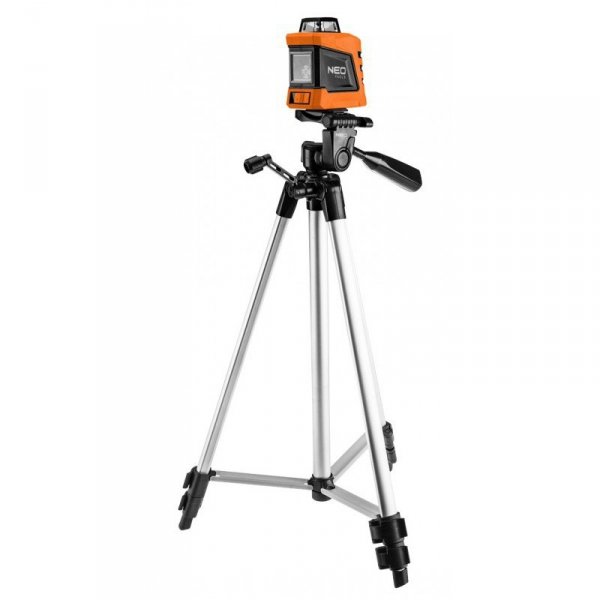 LASER PŁASZCZYZNOWY 15M 360 W POZIOMIE STATYW 1.5M CZERWONY (1 SZT)