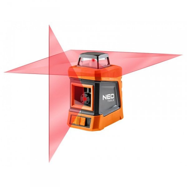 LASER PŁASZCZYZNOWY 15M 360 W POZIOMIE STATYW 1.5M CZERWONY (1 SZT)
