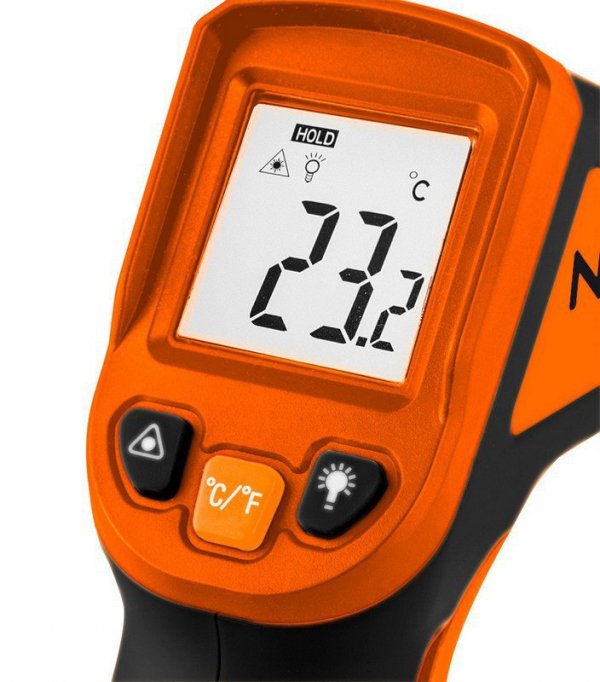 TERMOMETR BEZKONTAKTOWY PIROMETR -50C+400C (1 SZT)