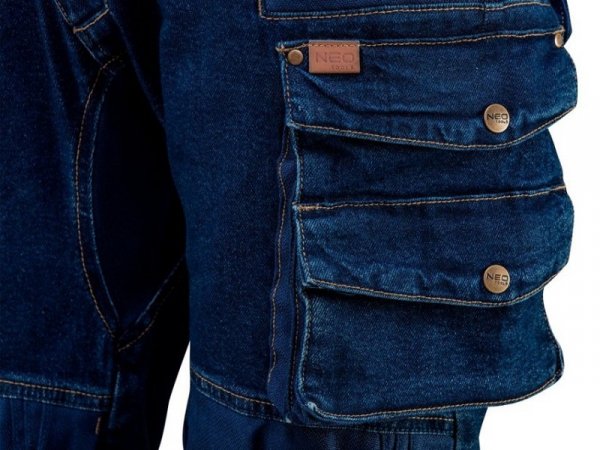 SPODNIE ROBOCZE DENIM, ROZMIAR XXL (1 PAR)