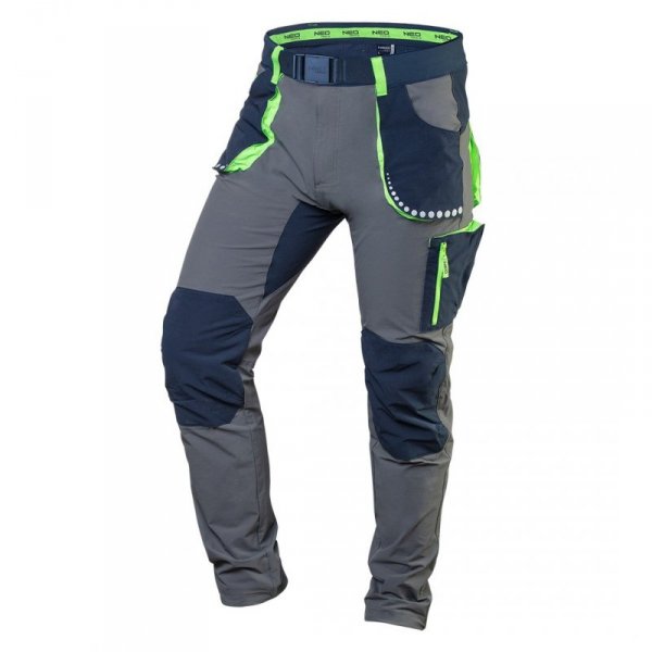 SPODNIE ROBOCZE PREMIUM DO PASA,4 WAY STRETCH, ROZMIAR XXL (1 SZT)