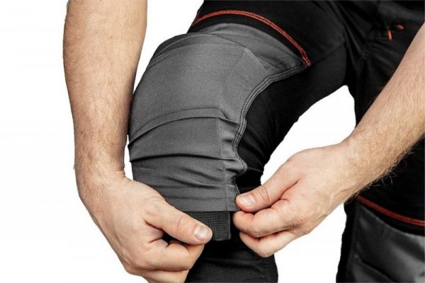 SPODNIE ROBOCZE HD SLIM ODPINANE KIESZENIE ROZMIAR XXL (1 SZT)