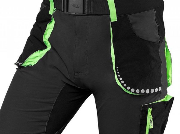 KRÓTKIE SPODENKI PREMIUM, 4 WAY STRETCH CZARNE ROZMIAR M (1 SZT)