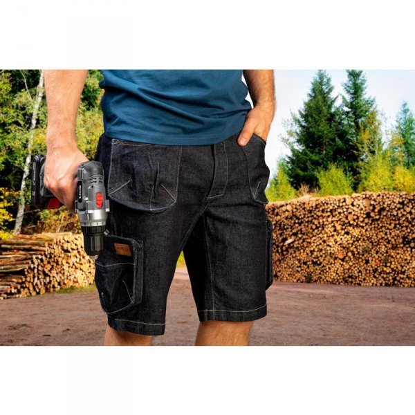 KRÓTKIE SPODENKI DENIM ROZMIAR XL (1 SZT)