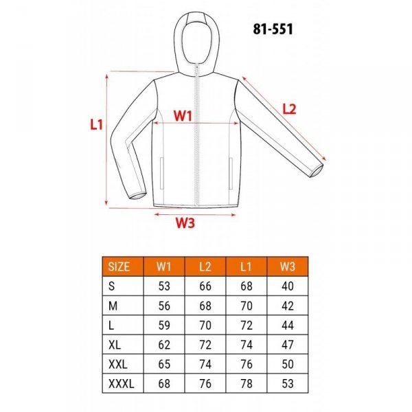 KURTKA SOFTSHELL Z KAPTUREM ODPINANYM, ROZMIAR S (1 SZT)