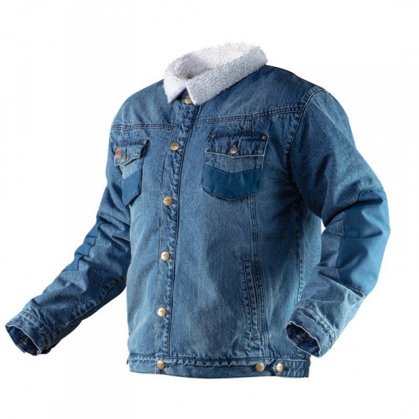 KURTKA JEANSOWA OCIEPLANA DENIM ROZM.. M (1 SZT)