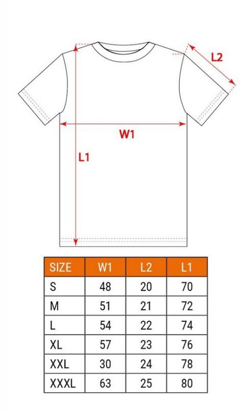 T-SHIRT PREMIUM PRO ROZMIAR M (1 SZT)