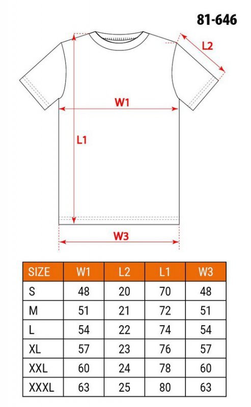 T-SHIRT BIAŁY ROZMIAR L (1 KPL)