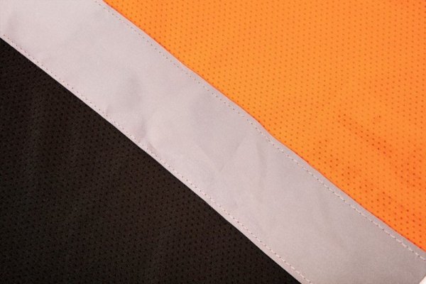 KOSZULKA T-SHIRT OSTRZEGAWCZY CIEMNY DÓŁ POMARAŃCZOWY XXL (1 SZT)