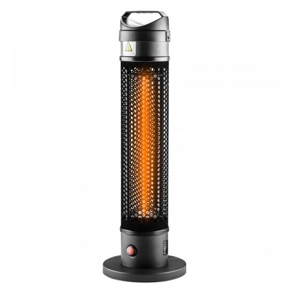 PROMIENNIK STOJĄCY 1000W, IP44, ELEMENT GRZEJNY CARBON FIBER (1 SZT)