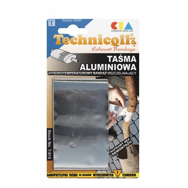 TAŚMA ALUMINIOWA-BANDAŻ DO TŁUMIKÓW 1.2M*50MM (1 SZT)