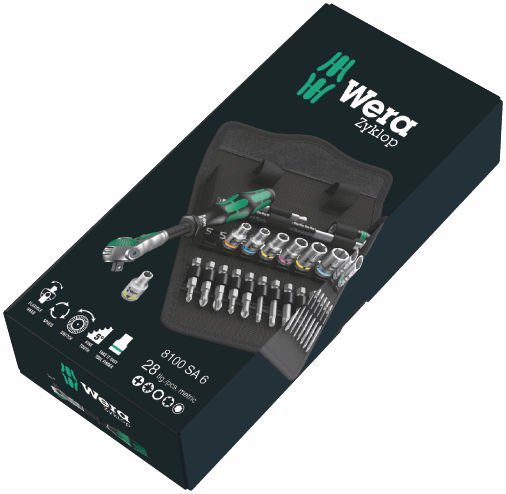 ZESTAW KLUCZY NASADOWYCH ZYLKOP 1/4&#039;&#039; 5-13 MM,16 CZ. (1 KPL)