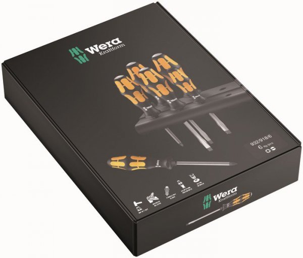 ZESTAW WKRĘTAKÓW KRAFTFORM DO POBIJANIA + WIESZAK, 6 CZĘŚCI (1 KPL)