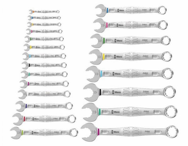 ZESTAW KLUCZY PŁASKO-OCZKOWYCH 6003 JOKER 22 SET 1, 22SZT. (1 KPL)