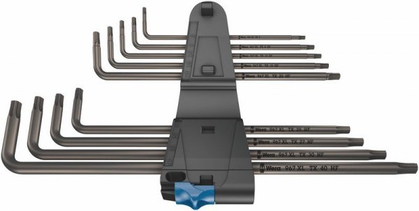 ZESTAW KLUCZY TRZPIENIOWYCH TORX, DŁUGICH, 9CZĘŚĆ (1 KPL)