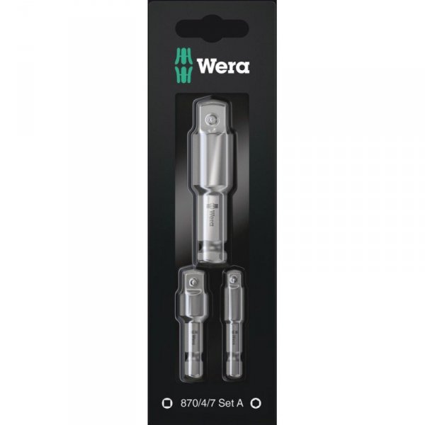 ZESTAW ADAPTERÓW DO KLUCZY NASAD. 1/4&#039;&#039;, 3/8&#039;&#039;, 1/2&#039;&#039; (1 KPL)