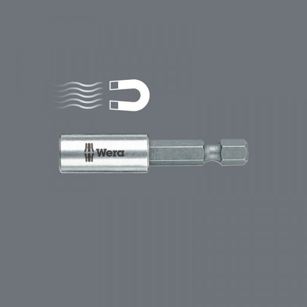UCHWYT MAGNETYCZNY ZE STALI NIERDZEWNEJ 1/4&#039;&#039; 50MM BLISTER (1 SZT)