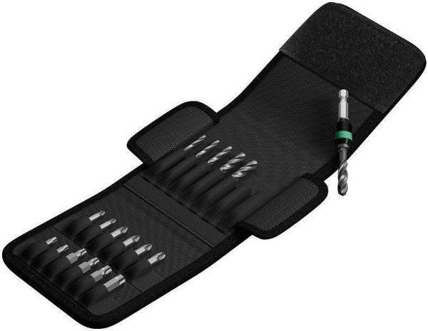 ZESTAW BITÓW I WIERTEŁ DO METALU W ETUI, 19CZ (1 KPL)