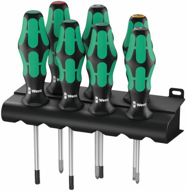 ZESTAW WKRĘTAKÓW KRAFTFORM LASERTIP + WIESZAK, 7 CZĘŚĆ (1 KPL)