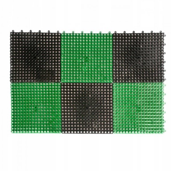 WYCIERACZKA TRAWKA PLASTIKOWA 6-CZĘŚCIOWA 36*55CM BLACK/GREE (1 SZT)