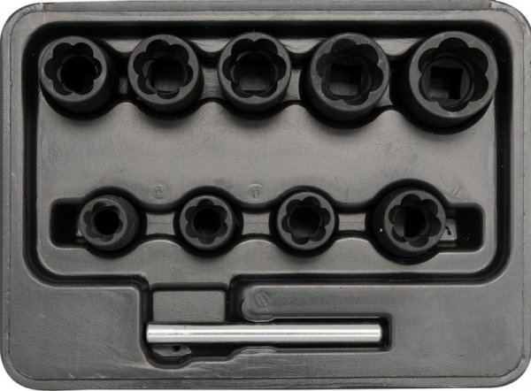 ZESTAW WYKRĘTAKÓW 3/8 10 SZTUK (1 KPL)