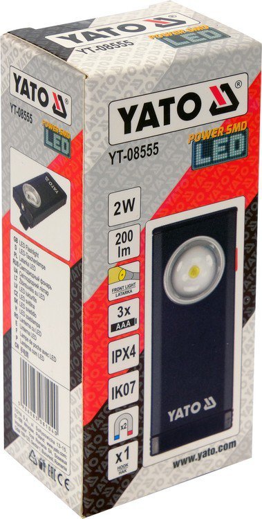 LATARKA ROBOCZA 200LM, 3XAAA (1 SZT)