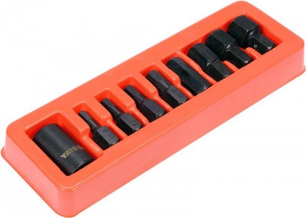 ZESTAW UDAROWYCH KLUCZY TRZPIENIOWYCH HEX  1/2&#039;&#039; (1 KPL)