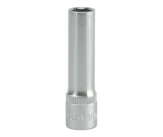 NASADKA DŁUGA 6-KĄTNA CHROMOWANA 3/8&#039;&#039; 10MM (1 SZT)