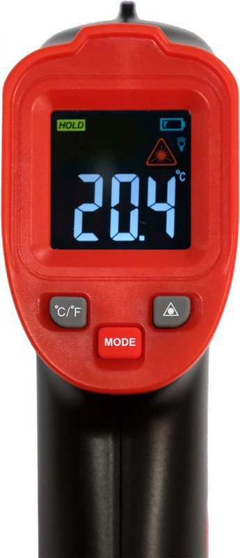 TERMOMETR BEZKONTAKTOWY PIROMETR -50C+600C (1 SZT)