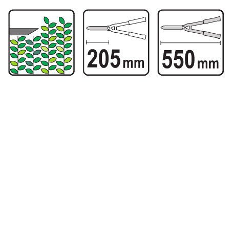 NOŻYCE DO ŻYWOPŁOTU 550MM (1 SZT)
