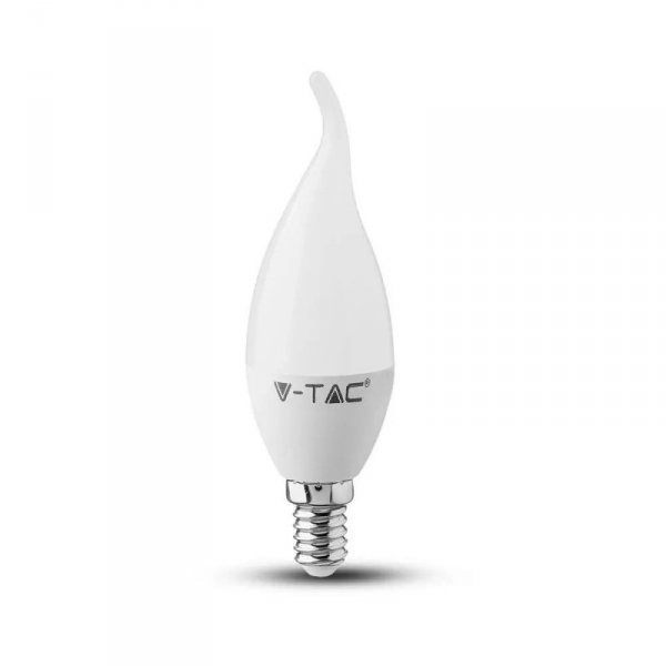 Żarówka LED V-TAC 4W E14 Świeczka Płomyk VT-1818TP 6400K 350lm