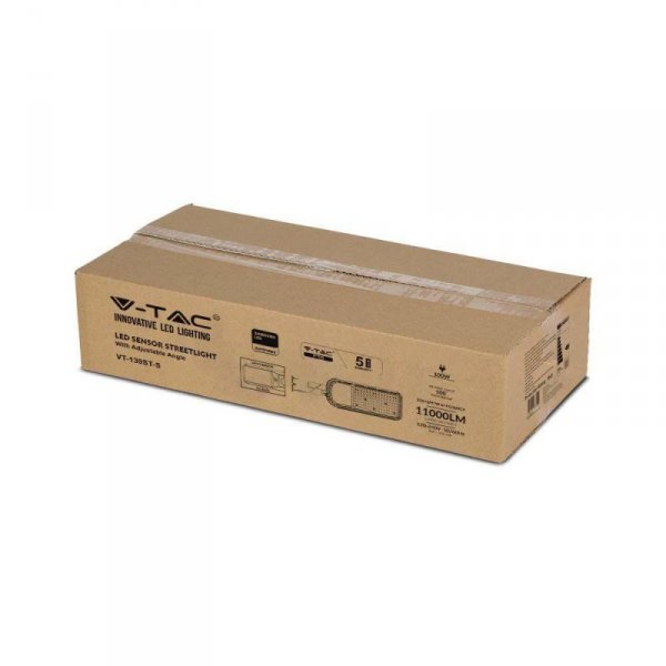Oprawa Uliczna LED V-TAC SAMSUNG CHIP z regulacją i czujnikiem światła 100W 120Lm/W VT-139 6500K 11000lm 5 Lat Gwarancji
