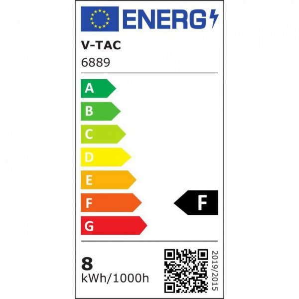 Oprawa Projektor Szynosystem SMART 48V V-TAC 8W LED CCT 30st SMART WiFi TRACKLIGHT Czarna VT-908D 2700K-6400K 700lm 3 Lata Gwara