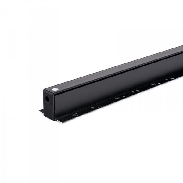 Szyna Podtynkowa Szynosystem SMART 48V V-TAC 100cm Aluminiowa Czarna (w komplecie maskownica i zaślepki)