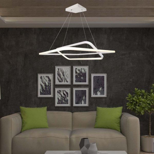 Oprawa Zwieszana V-TAC 48W LED Ściemnialna Biała VT-7909 4000K 5150lm