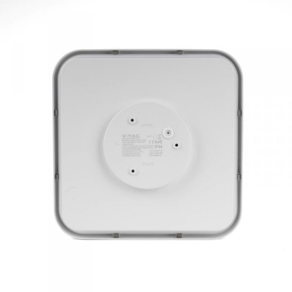 Plafon V-TAC 18W LED Kwadrat 30x30cm Natynkowy Pilot Czujnik Ruchu IP44 Biały VT-8618S 4000K 1830lm