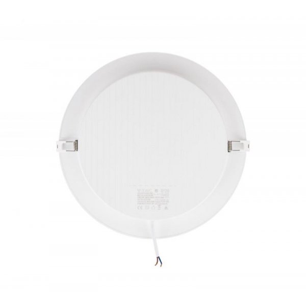 Panel Wpuszczany V-TAC 24W LED SAMSUNG CHIP Okrągły 294x29mm VT-61024RD-S 6500K 2640lm 5 Lat Gwarancji