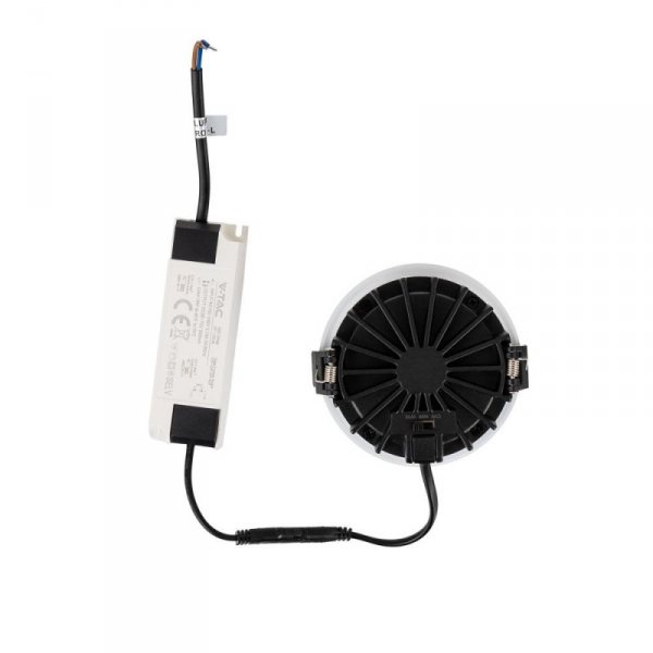 Oprawa V-TAC LED Downlight 18W BRIDGELUX CHIP CCT Biała Raster Antyolśnieniowy Plaster Miodu VT-17018 3000K-4000K-6400K 1860lm