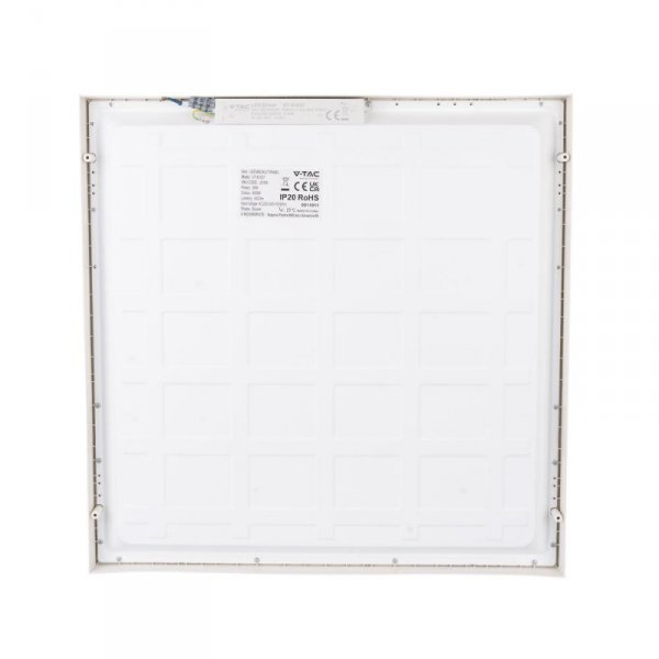 Panel LED V-TAC 36W 600x600 LED Backlight 33mm 120Lm/W 3w1 Natynkowy/Podtynkowy VT-61037 6500K 4320lm