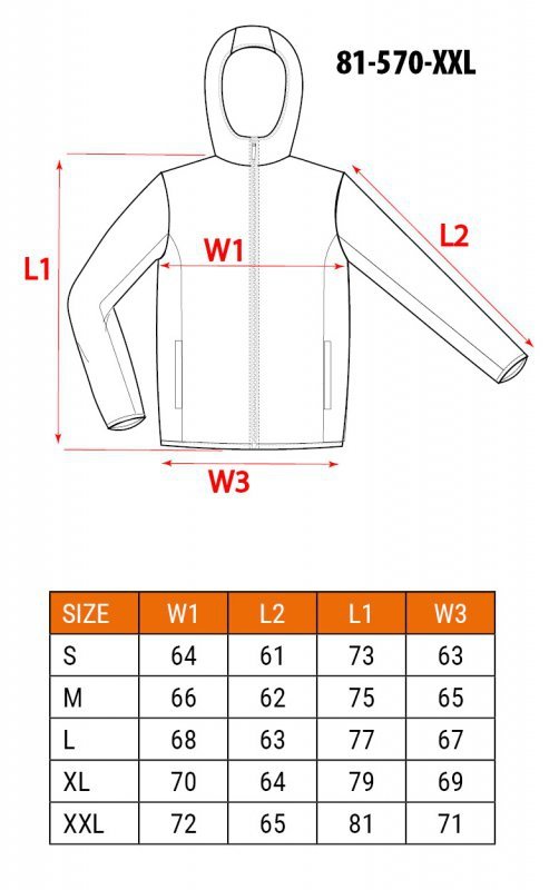 Kurtka robocza Oxford, rozmiar XXL/58