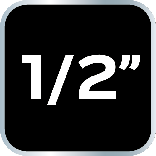 Nasadka udarowa 1/2&quot;, 12 x 38mm, Cr-Mo