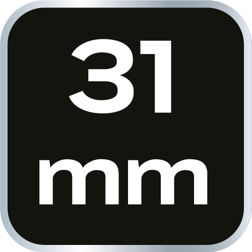 Nasadka sześciokątna 1/2&quot;, 31 mm