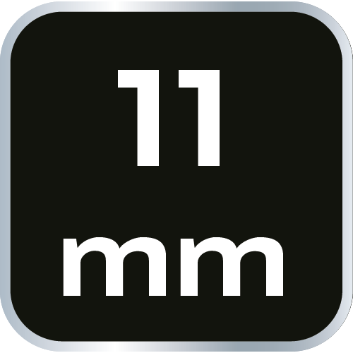 Nasadka sześciokątna długa 1/2&quot;, 11 mm
