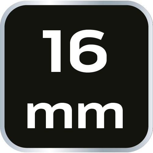 Nasadka sześciokątna długa 1/2&quot;, 16 mm
